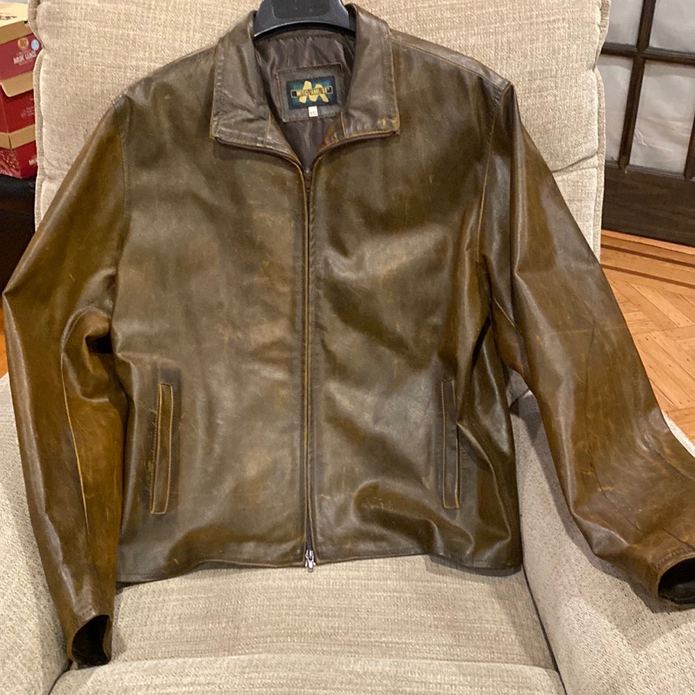 Genuine Italian Leather Jacket - XXL